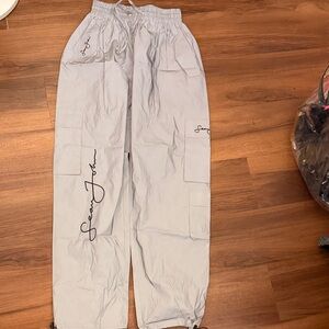 Sean John Misguided Light Gray Cargo Pants for Men
